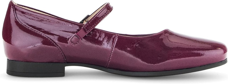 Gabor Damen Riemchenballerinas, Frauen Flats,Best Fitting 37.5 EU Aubergine 90, 37.5 EU Aubergine 90