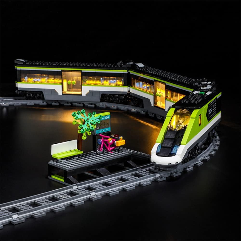 GEAMENT LED Licht-Set Kompatibel mit Lego Personen-Schnellzug (Express Passenger Train) - Beleuchtun