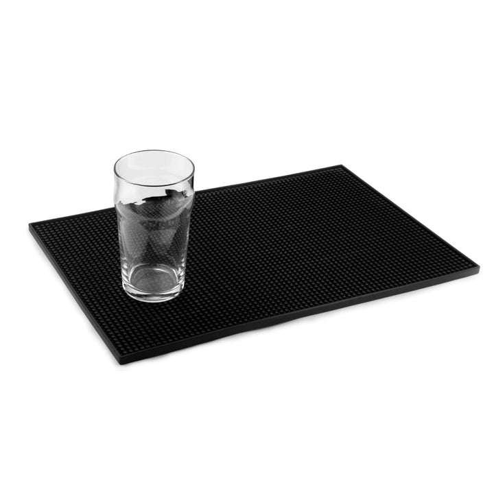 Bar@drinkstuff Barmatte/Abtropfmatte, Gummi, 30,5 x 45,7 cm, Schwarz