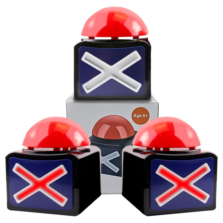 Spiel Antwort Buzzer mit Licht und Ton Trivia Quiz Got Talent Buzzer pro Game Show,Leuchtender und k