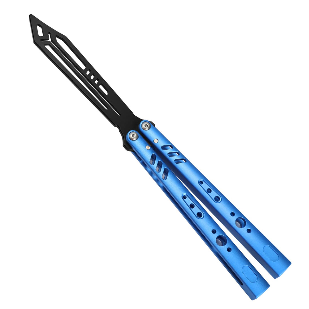6061 Aluminium Integral Channel Handle Outdoor Survival Multitool, Gift for Men Women Blau, Blau
