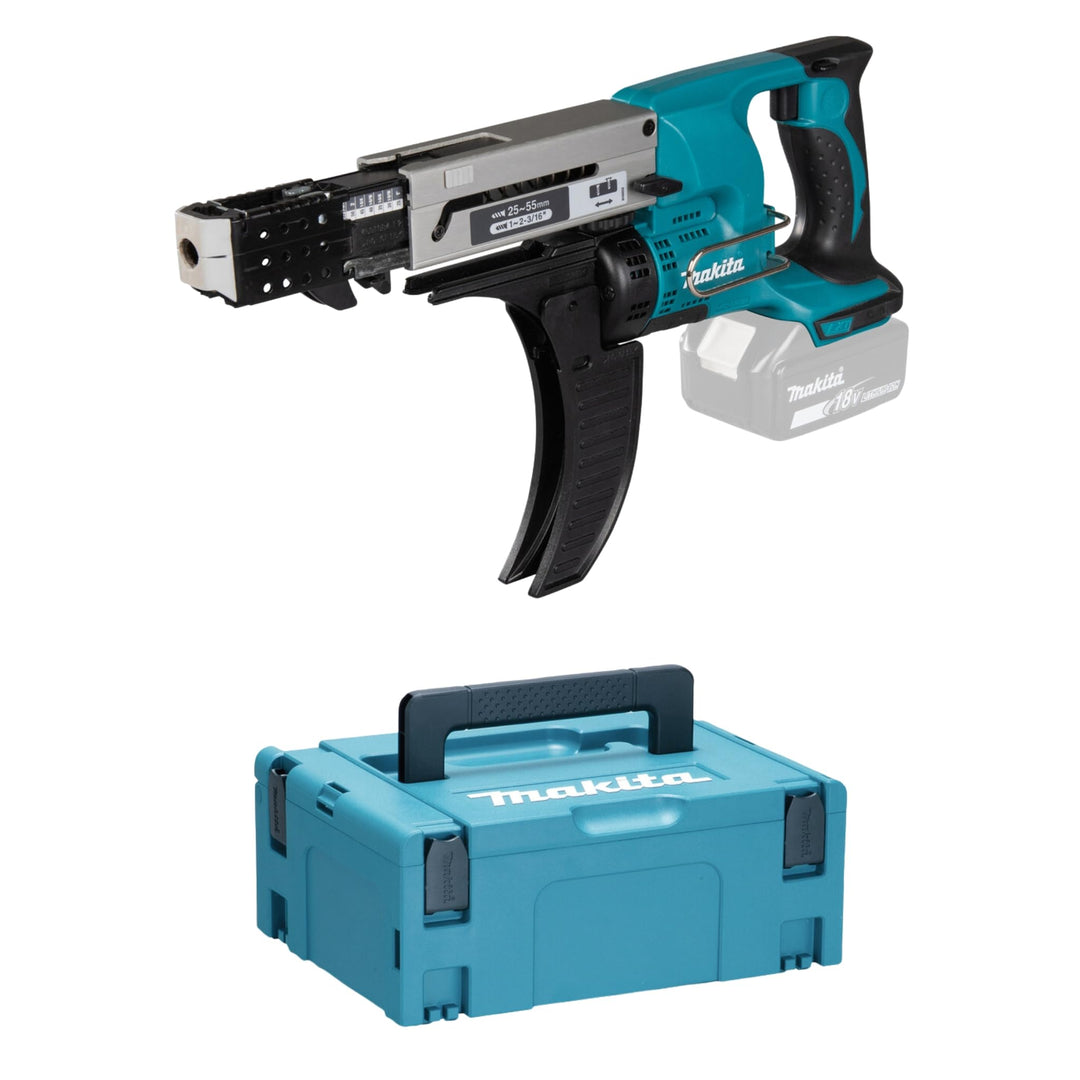 Makita Akku-Magazinschrauber 18 V, im MAKPAC, ohne Akku und Ladegerät, DFR550ZJ