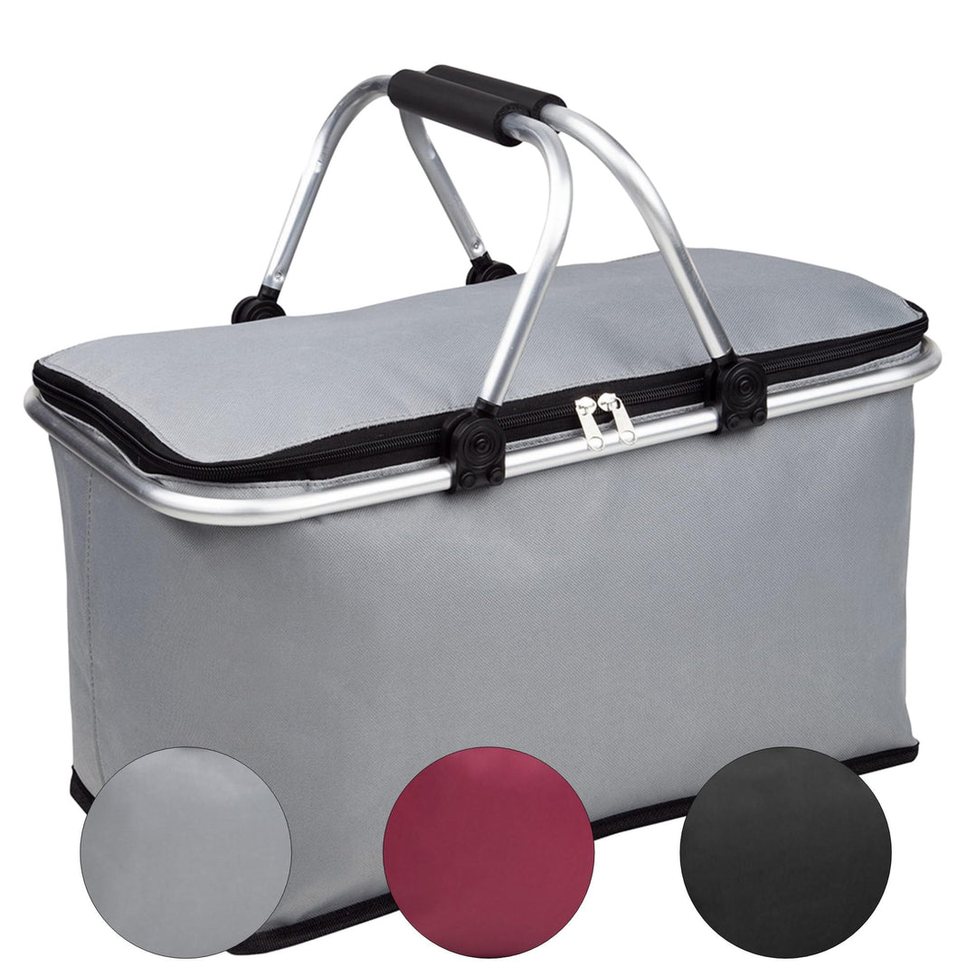 Einkaufskorb Kühlkorb 25 L Faltbarer Thermokorb Picknickkorb Korb Einkaufskörbchen Körbchen klappbar