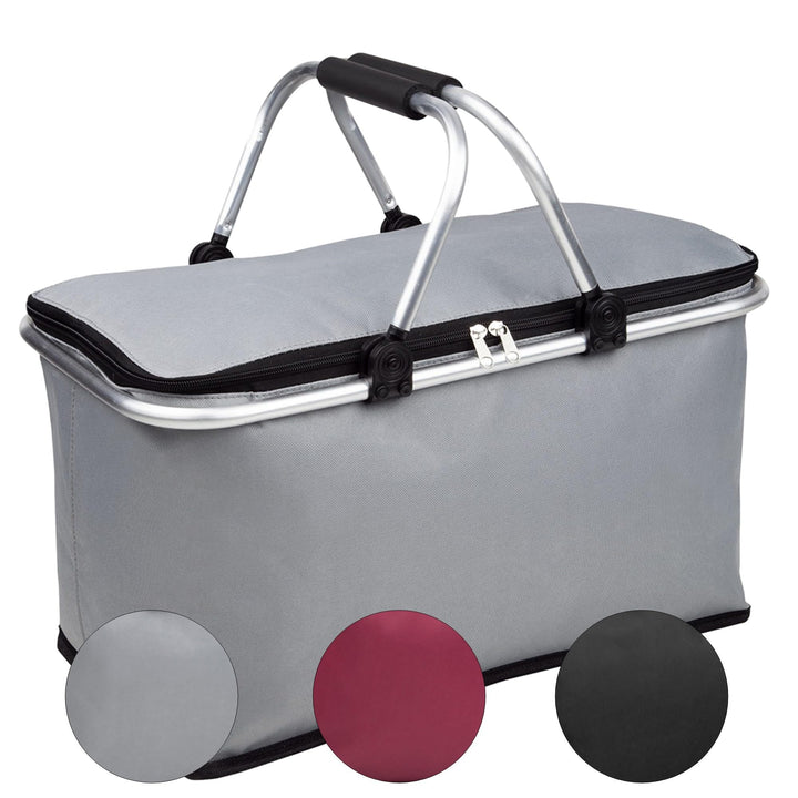 Einkaufskorb Kühlkorb 25 L Faltbarer Thermokorb Picknickkorb Korb Einkaufskörbchen Körbchen klappbar
