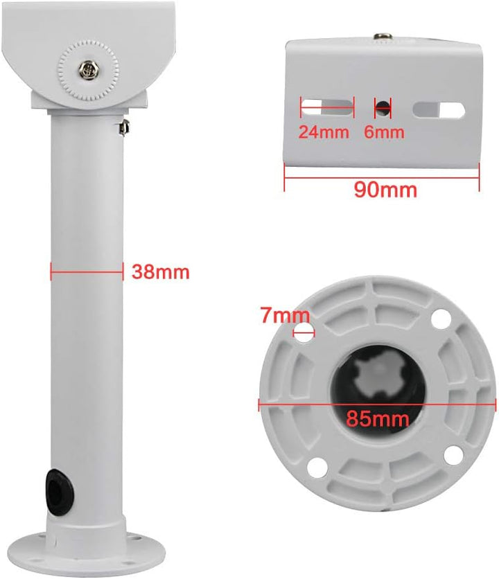 compcctv CCTV-Halterung für Überwachungskamera, verstellbare Universal-Kamera-Wandhalterung für Über