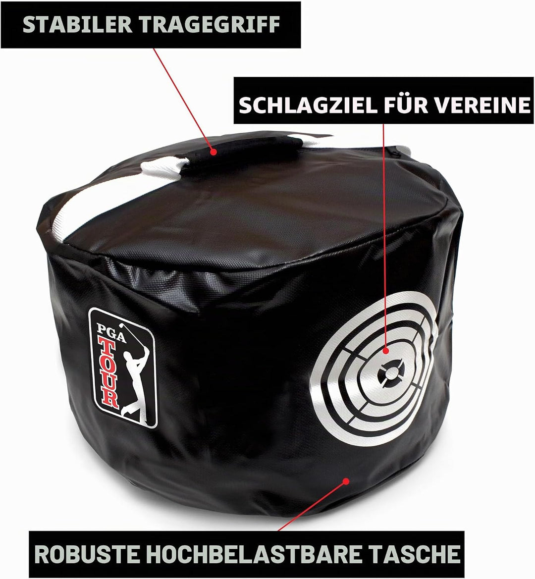 PGA Tour Club Impact Golftasche, Schwarz Einzelbett, Einzelbett