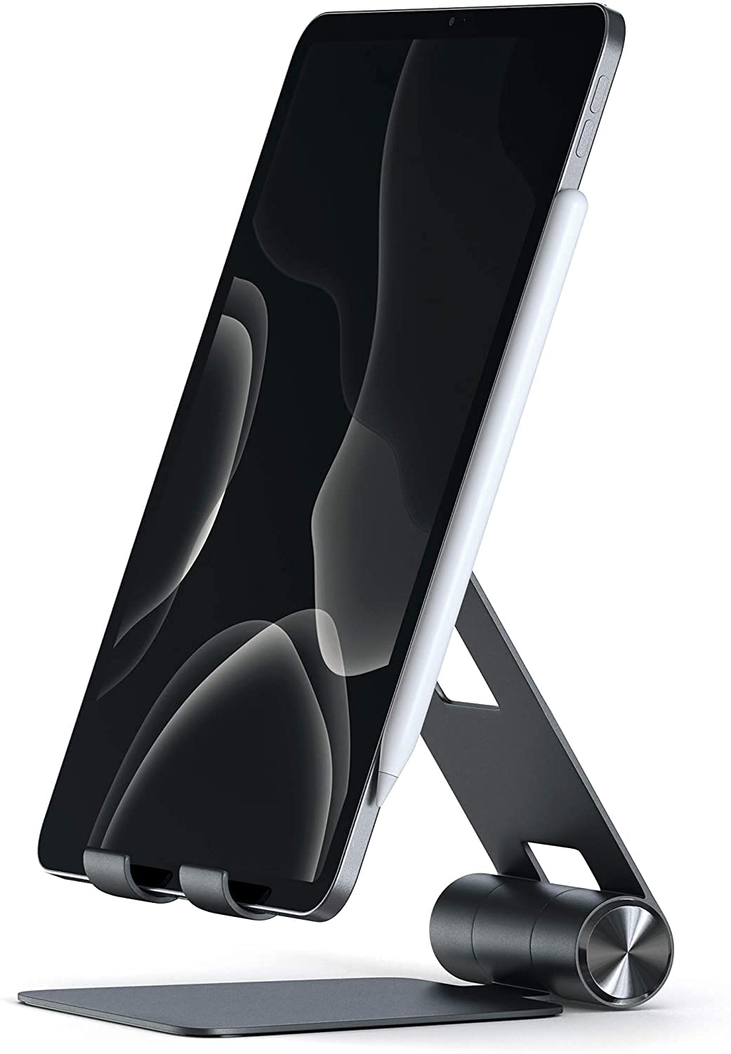 SATECHI R1 Faltbarer Tablet Ständer aus Aluminium, verstellbare & rutschfeste Handyhalterung für iPh