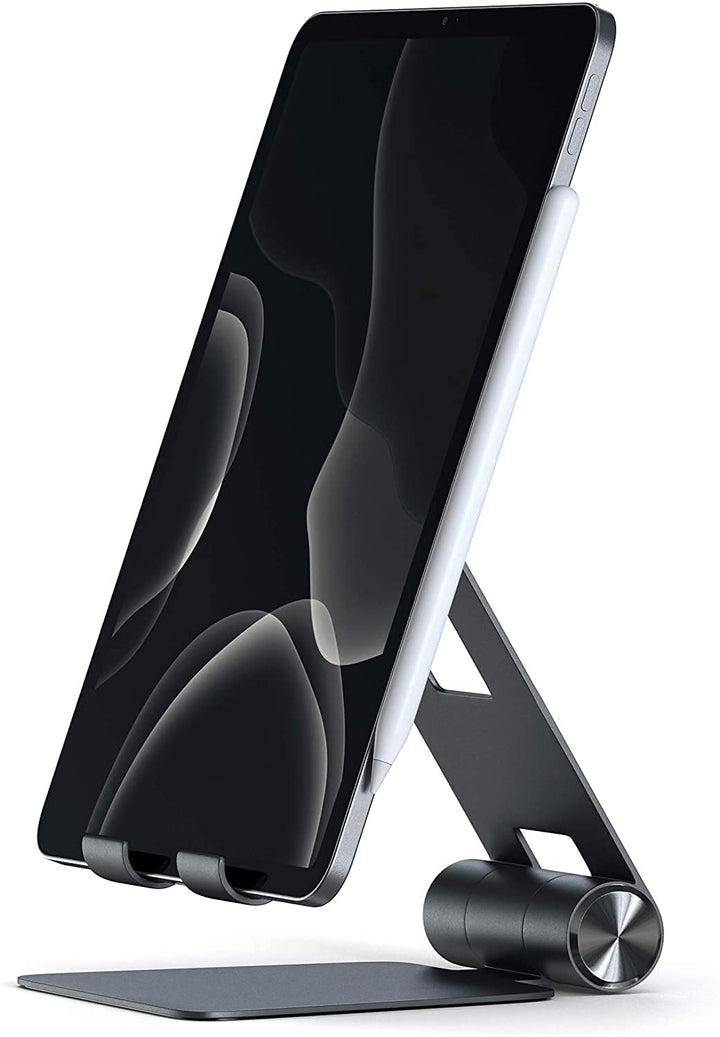 SATECHI R1 Faltbarer Tablet Ständer aus Aluminium, verstellbare & rutschfeste Handyhalterung für iPh