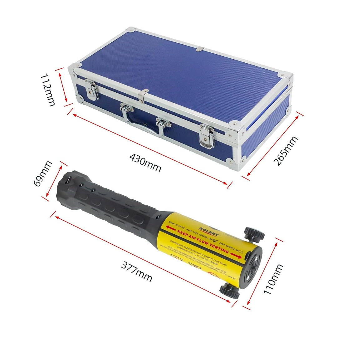 SOLARY, Heizset mit magnetischer Induktion, 1000 W, ohne Flamme, 10 Spulen, zum Entfernen von rosten