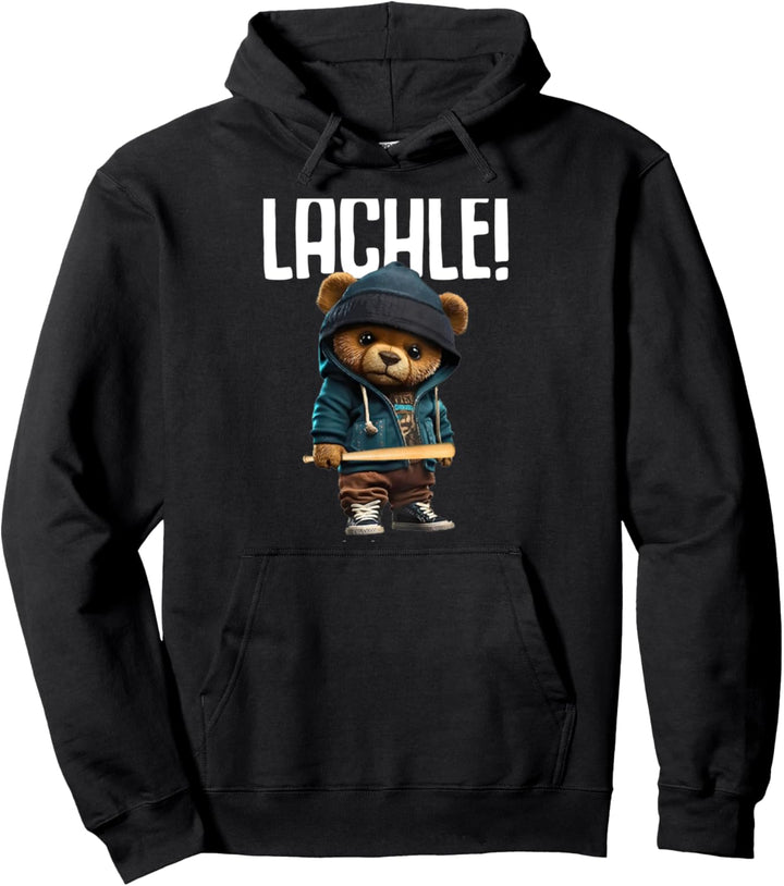 Teddybär Spruch Lustig Lächle! Du Kannst Sie Nicht Alle Pullover Hoodie