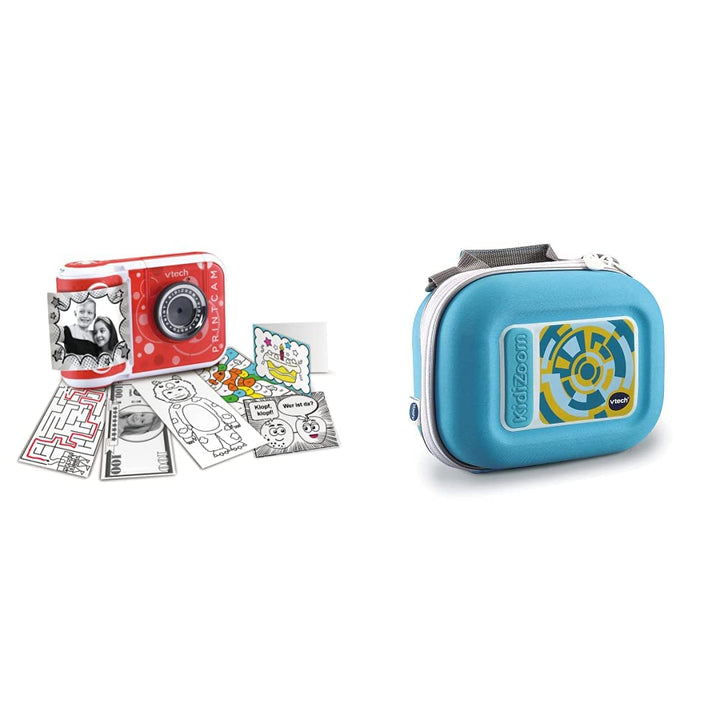 VTech KidiZoom Print Cam – Sofortbild-Kinderkamera mit Druckfunktion, Selfie- und Videofunktion, 4-1