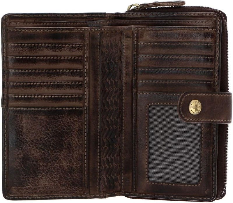 Chiemsee Geldbörse Echt Leder braun Damen - 020647 Brown, Brown