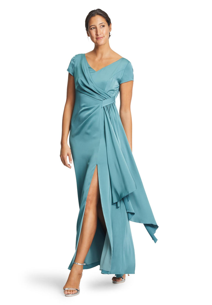 Vera Mont Damen Kleid 38 Smoky Turquoise, 38 Smoky Turquoise
