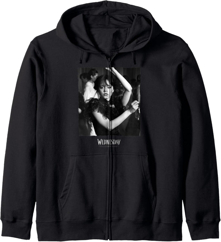 Wednesday Dark Dancing Queen Wednesday Photoreal & Logo V2 Kapuzenjacke