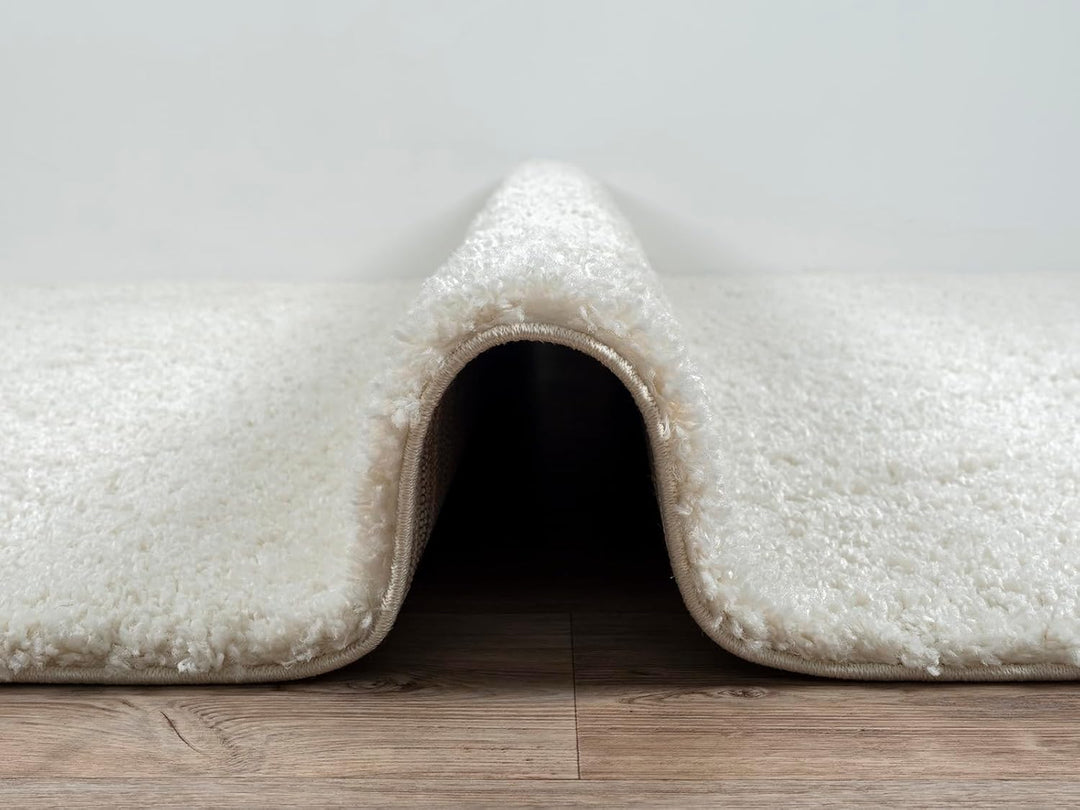 the carpet Velvet eleganter Designer Teppich Wohnzimmer, weicher &amp; pflegeleichter Hochflor Wohnzimme