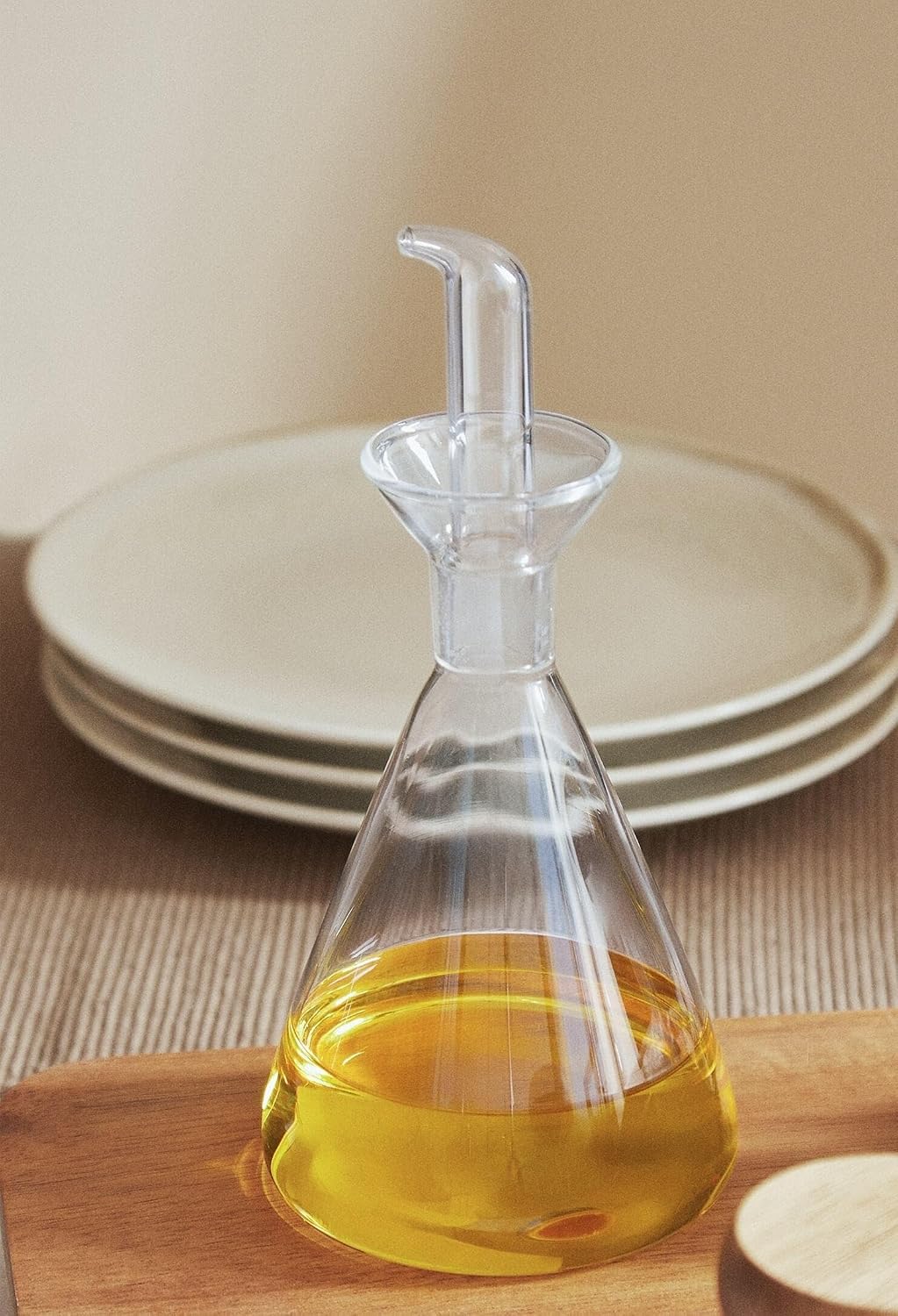 Ölflasche aus Glas, für Küchentisch, 125 cc, 250 cc, 500 cc, 750 cc, 1000 CC zur Auswahl, 250 ml, 25