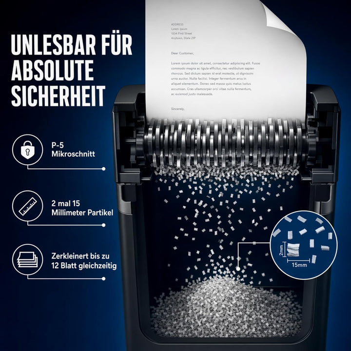 HP Aktenvernichter Pro Shredder 12MC