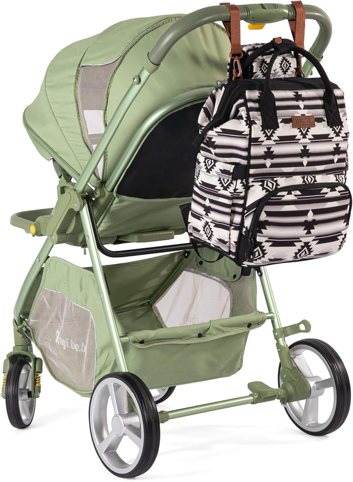 Montana West Wrangler Wickeltasche, Rucksack, Aztekenmuster, Reiserucksack, Geldbörsen, Western-Mult