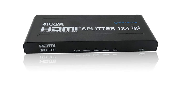 GigaBlue Ultra 4K *HDMI 1.4* Splitter 4K 30Hz für TV, Reciever, Konsole u.v.m. (Splitter 1 IN 4 OUT)