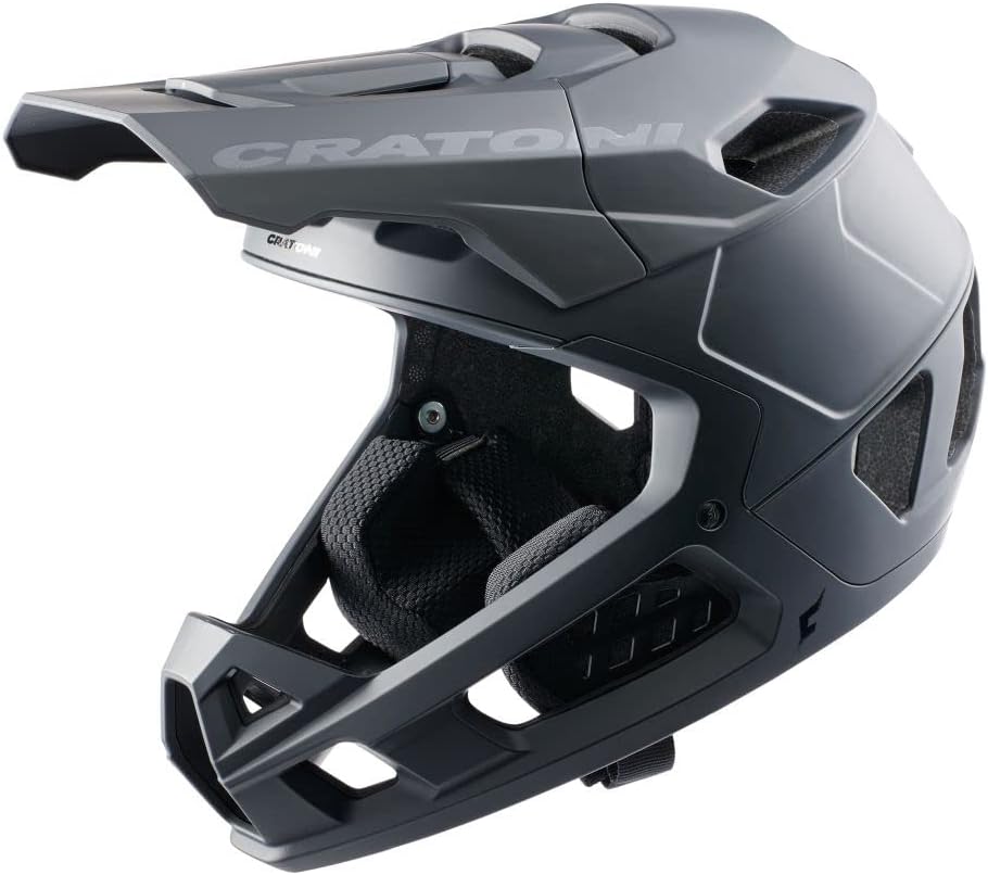 Cratoni Unisex – Erwachsene Interceptor Helmet L Schwarz Matt, L Schwarz Matt