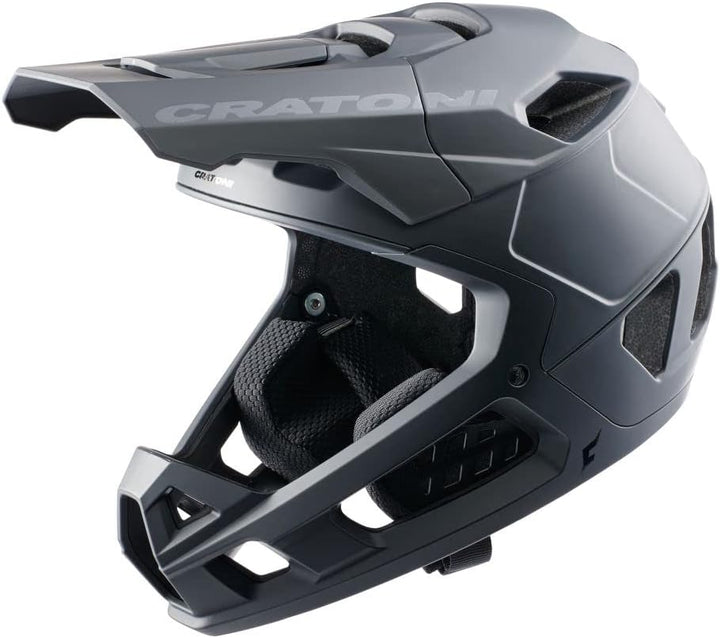 Cratoni Unisex – Erwachsene Interceptor Helmet L Schwarz Matt, L Schwarz Matt