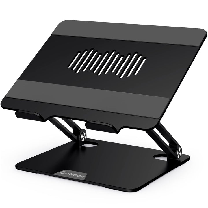 Gokeda Laptop Ständer, ergonomischer Laptopständer aus Aluminiumlegierung für den Schreibtisch, Note