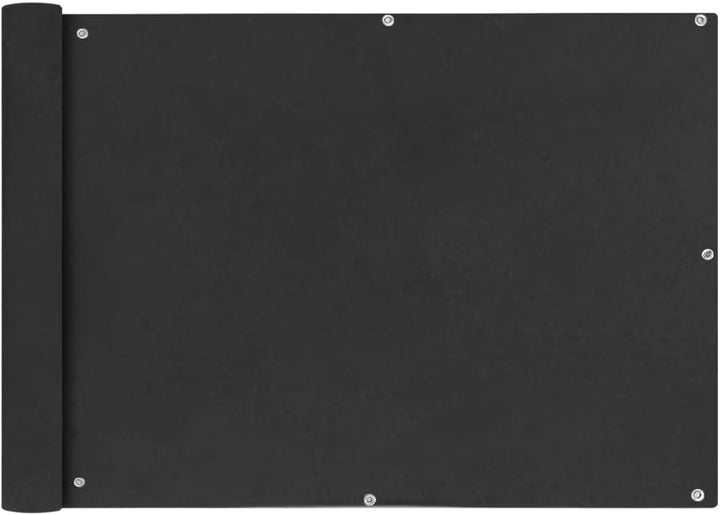 WIFESE Balkonsichtschutz 75x400 cm mit Ösen Balkonbespannung UV-Schutz Balkonsichtschutz Balkonverkl