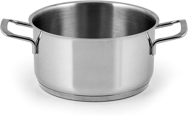 H&h casseruola inox elodie fondo a induzione 2 manici cm16