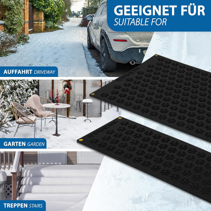 Freiflächenheizung Heizmatte 27x95cm + Stromkabel 1,8m Fussmatte draussen 27x95cm Anschlusskabel 1,8