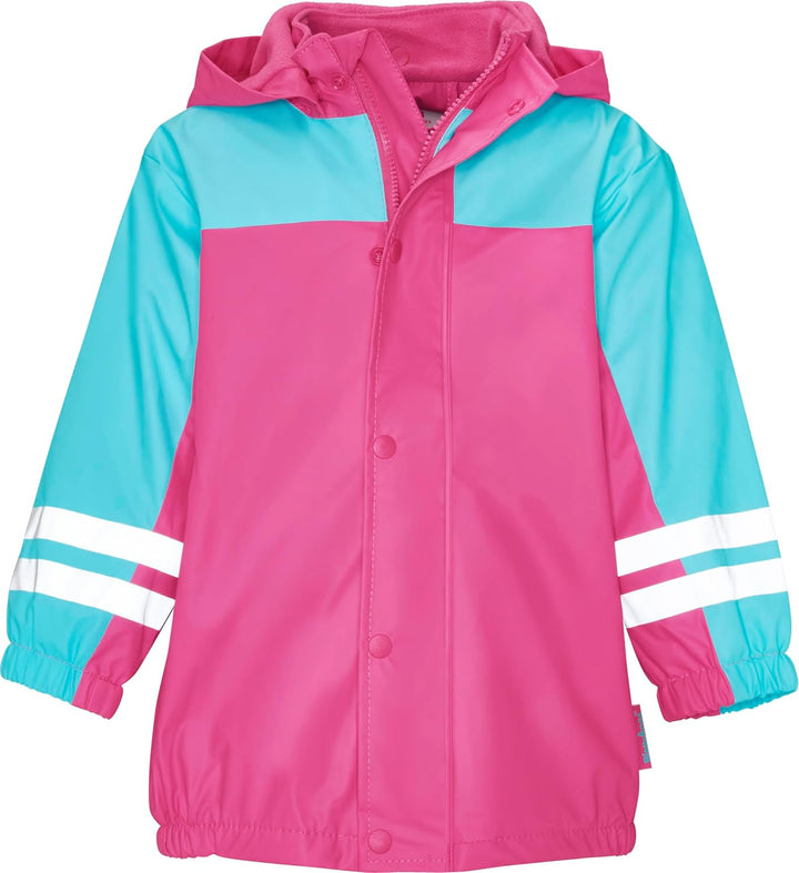 Playshoes Unisex Kinder Regen-Anzug mit Fleece-Futter Warmer Wasserdichter Matschanzug Regenbekleidu
