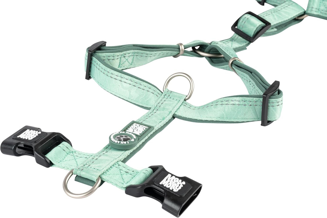 Max &amp; Molly Hundegeschirr Matrix 2.0 Jade/M in H-Form, für Hunde mit Gotcha! Smart ID, Geschirr Hund