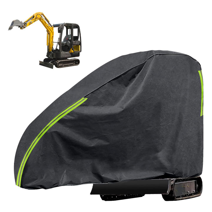 Baggerabdeckung, 420D Abdeckung für Minibagger 800-1600kg, Wasserdicht Atmungsaktive Baggerplane, Mi