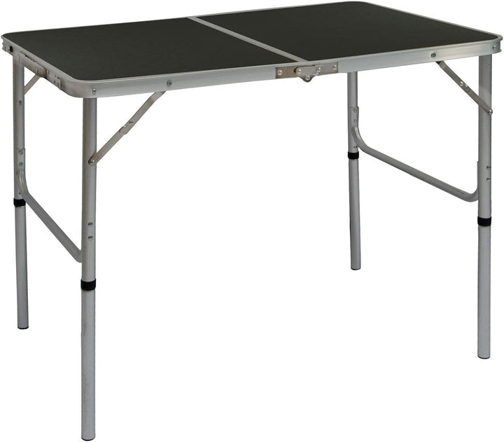 AMANKA Alu Campingtisch 90x60cm - Klapptisch Picknicktisch Leichter Falttisch höhenverstallbar