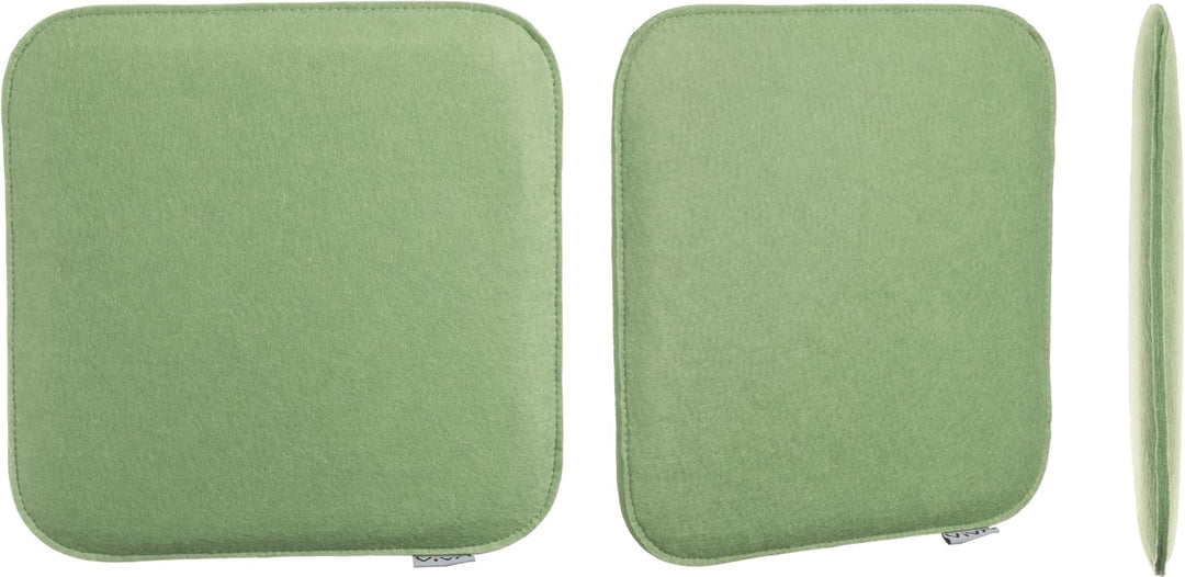 Brandsseller 6er Set Sitzkissen aus Filz 35x35x2 cm – Robuste Stuhlauflagen für innen und aussen, ec