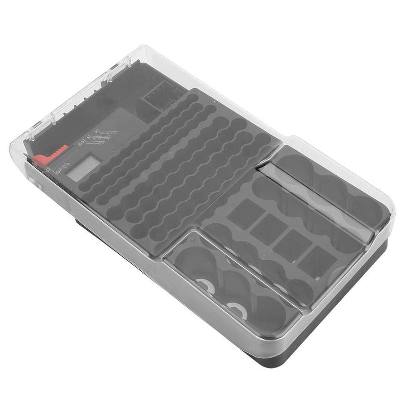 1 Pc Batteriespeicher 104 Grids Batterie Aufbewahrungsbox Battery Organizer Batterie Box mit Batteri