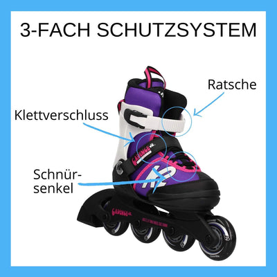 K2 Cadence verstellbare Kinder Inline Skates / Roller Blades / Roller Skates für Mädchen / 30E0876 3