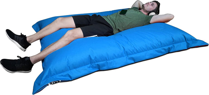 PATCH HOME Orginal Premium Gaming Sitzsack Sitzkissen für In &amp; Outdoor Fertig befüllt in 3 Grössen &amp;