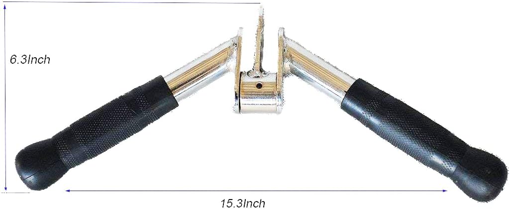 qibylift Latzugstange, Kraftstation Latzug Griff, LAT Pull Down Bar Krafttraining Griffe für Kabelzu