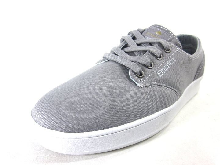 Emerica LACED BY LEO ROMERO 6102000082 Herren Sneaker 36.5 EU Grau Weiss Gummi, 36.5 EU Grau Weiss G
