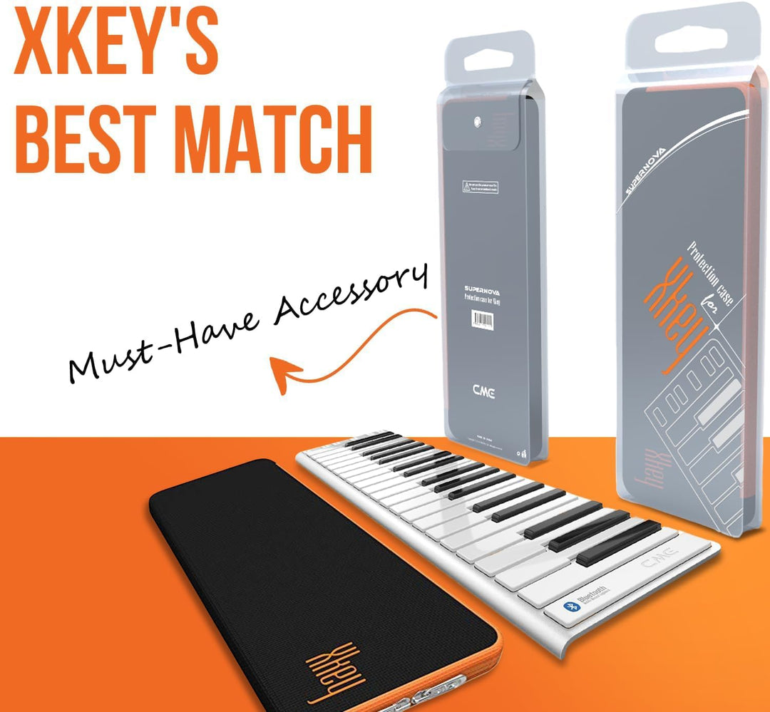 CME Xkeycase Schutzhülle, Schwarz/Orange