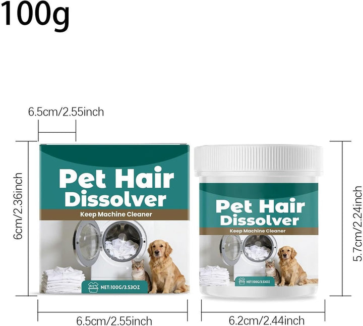 Pet Hair Dissolver, Gentle Cleaning Solution, Multipurpose Hair Removal Agent, Deep Clean Fabric For