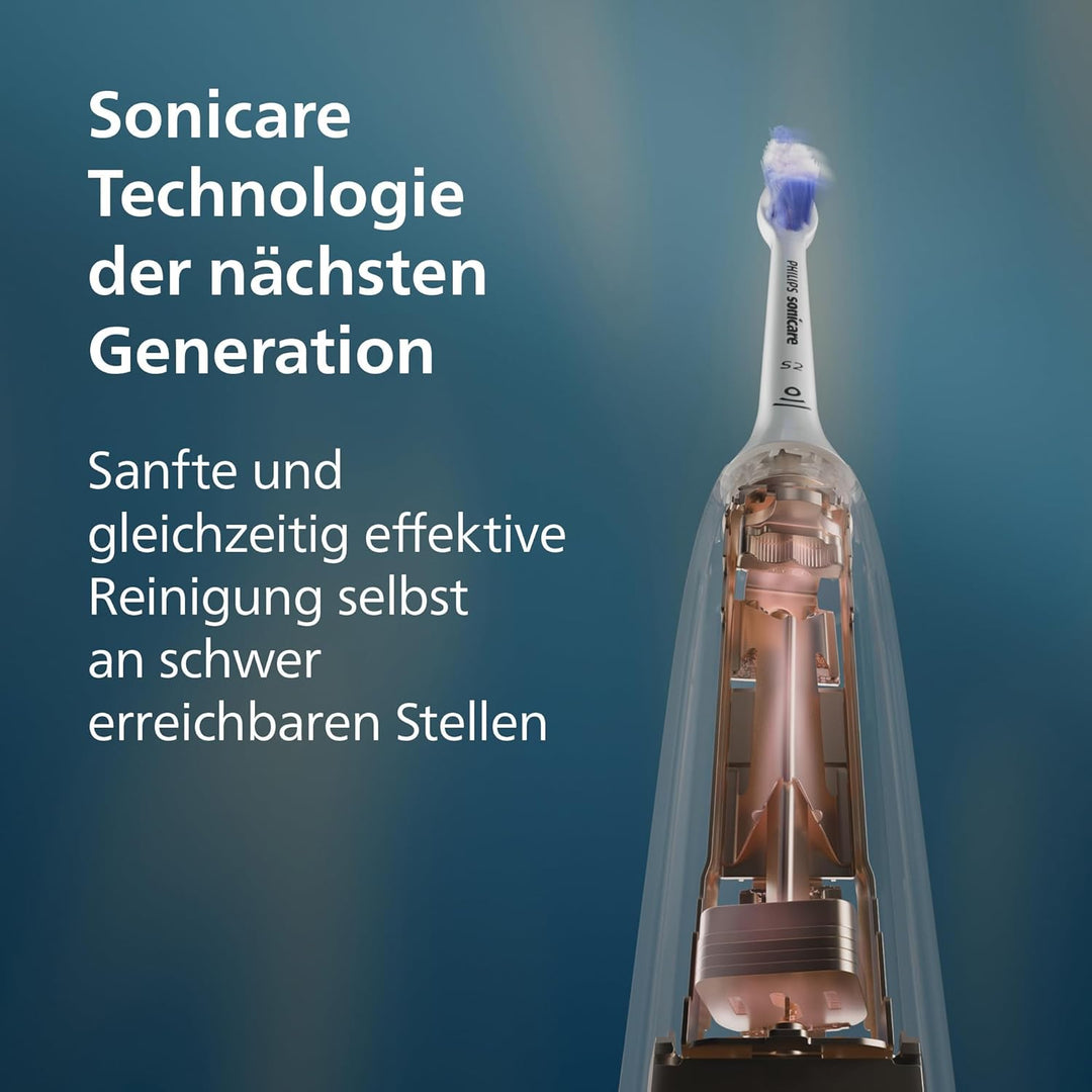 Philips Sonicare 5500 elektrische Zahnbürste, Schallzahnbürste mit 2 Putzmodi, Andruckkontrolle, Eas