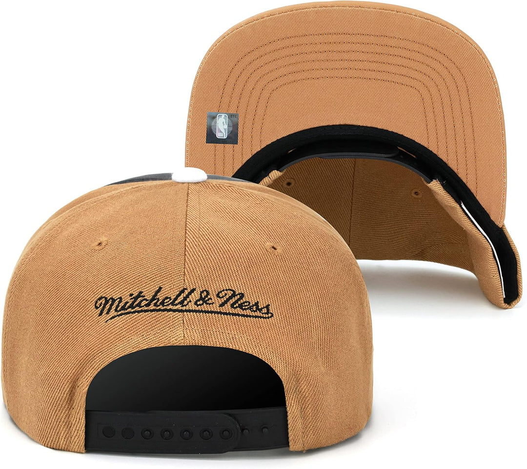 Mitchell & Ness Day One Snap Bulls Cap Basecap Baseballcap Flat Brim NBA Chicago Snapback Einheitsgr