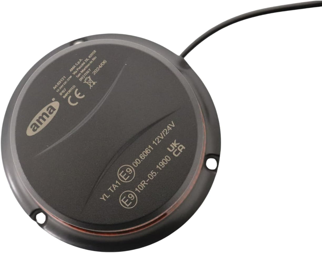 Ama Traktor Blinken: 18 LEDs, 12-24 V x 3 W, 7 Funktionen, flexibler Aluminiumsockel