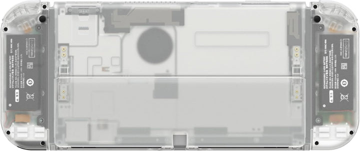 eXtremeRate Full Hülle für Nintendo Switch OLED, DIY-Ersatz Konsole case & Kickstand, NS Joycon Gehä