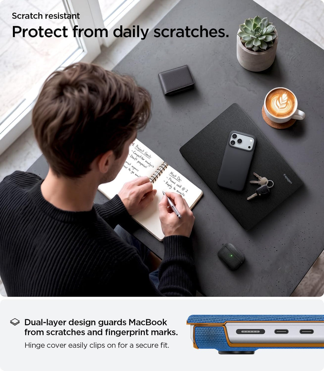 Spigen Urban Fit Hülle MacBook Pro 14" Zoll Case Kompatibel mit M4 / M4 Pro / M4 Max (2024), M3 / M3