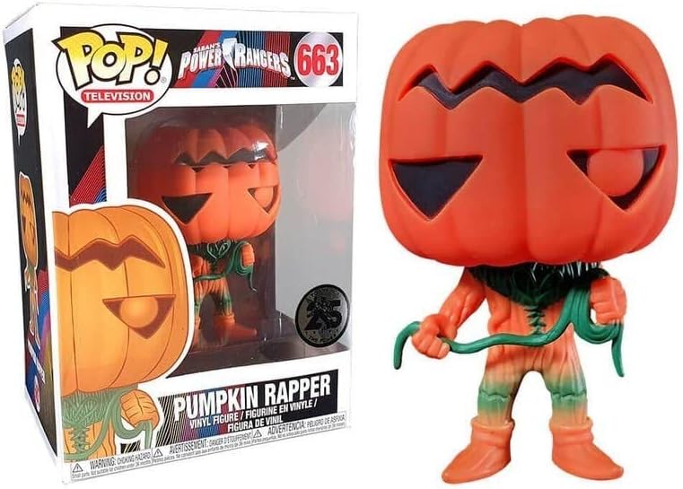 Funko Pop Television: Power Rangers - Pumpkin Rapper Collectible Figure, Multicolor