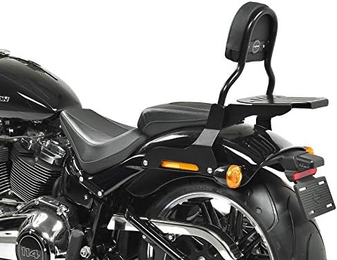 Sissy Bar CL Fix für Harley Davidson Breakout / 114 18-23 mit Gepäckträger schwarz