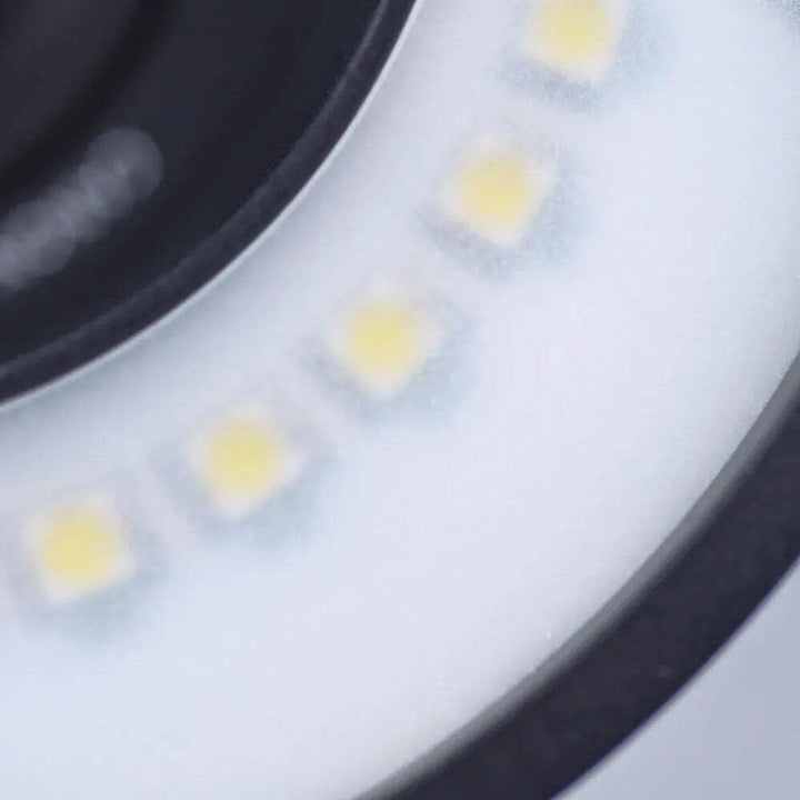 Kaiser Fototechnik 3250 KR90 Ringleuchte (30x DREI-Chip LED, Filtergewinde 77mm) mit integrierter Ak