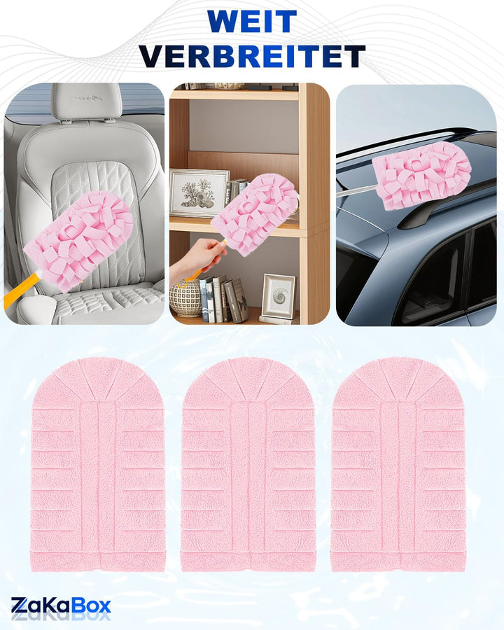 8 Stück Staubwedel Nachfüllpackungen Set Kompatibel mit Swiffer Mikrofaser Staubmagnet Nachfüllpack